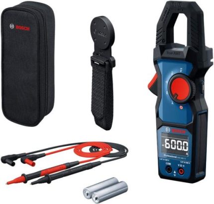 Bosch 0601077601 amper klešta, sa 2x1.5V LR6 AA baterije, MS90 pipalicom i torbicom + MH1 nosač