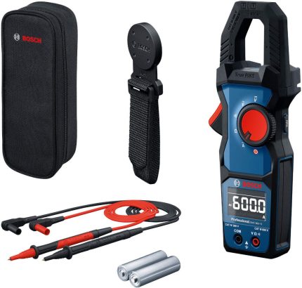 Bosch 0601077601 amper klešta, sa 2x1.5V LR6 AA baterije, MS90 pipalicom i torbicom + MH1 nosač