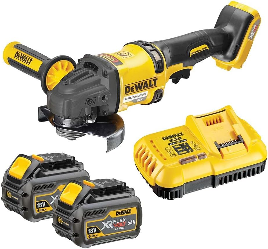 61u9GnX-Y1L._AC_SL1000_ DeWalt DCG418T2 Akumulatorska ugaona brusilica, 2 X 6.0 Ah, 54V XR