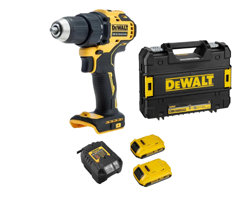 DCD708D2T DeWalt DCD708D2T Akumulatorska vibraciona bušilica - odvrtač 2x2.0Ah 18V XR T-STAK kofer