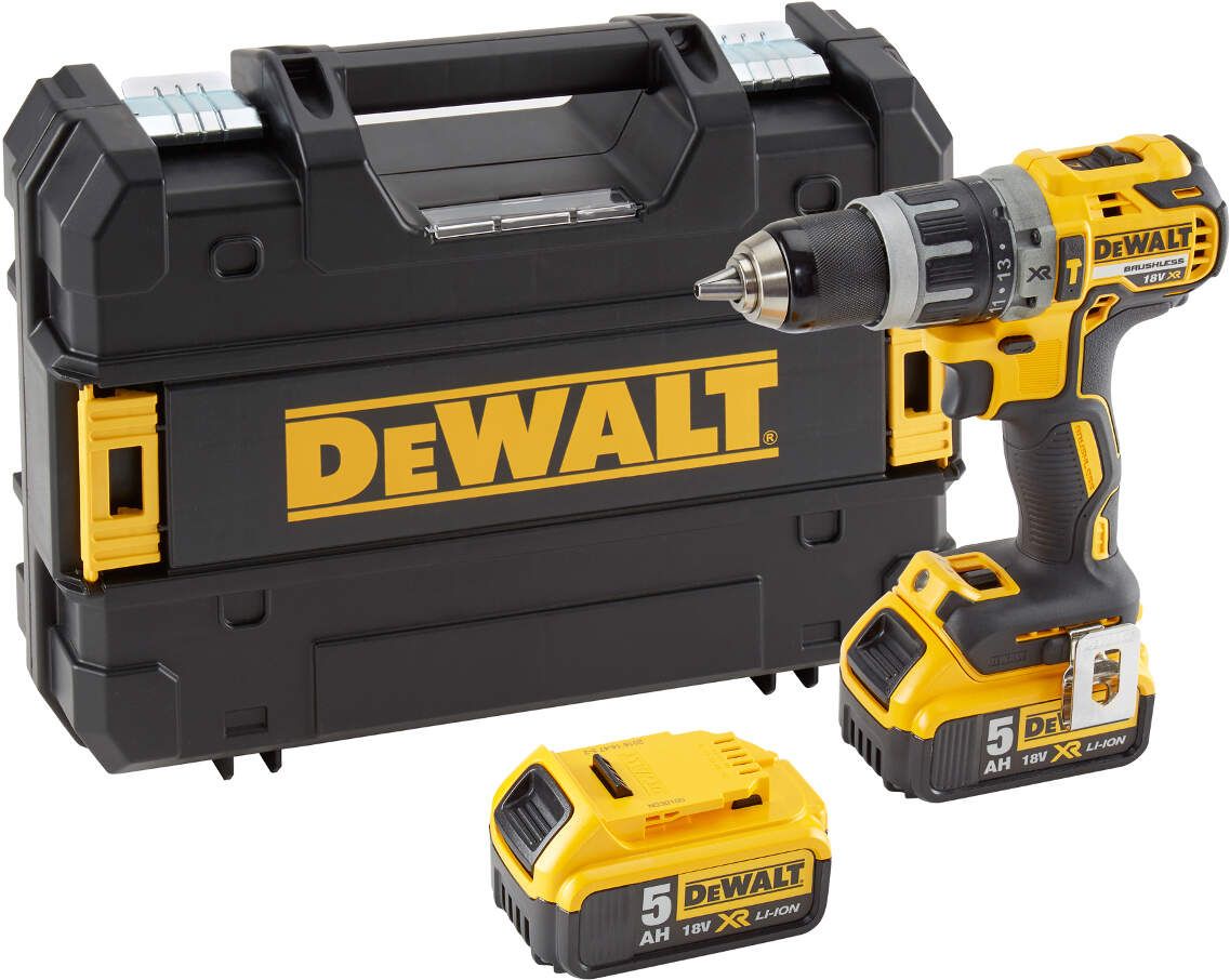 DCD796P2-1 DeWalt akumulatorska udarna bušilica - odvijač bez četkica 18V Li-Ion 5,0 Ah DCD796P2