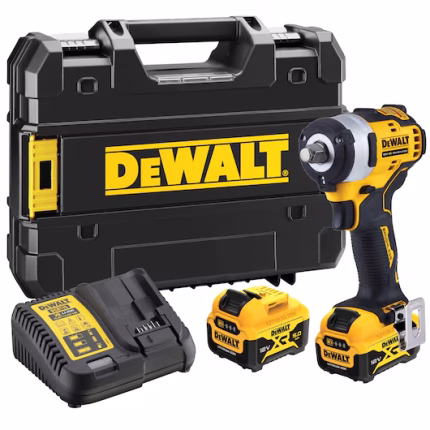 DeWalt DCF901P2 akumulatorski udarni odvrtač, 12V, sa 2x5.0Ah baterije i punjačem, u koferu