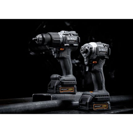 Aku set alata DeWalt DCK200ME2GT x McLaren F1 Team DCD85M+DCF85M, 2x1.7Ah PowerStack