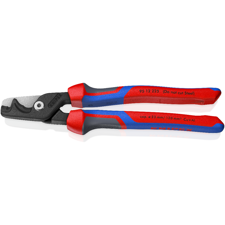 Knipex 95 12 225 StepCut XL Makaze za kablove 225mm sa trokomponentnom drškom