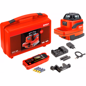 Sola EVO 360 PROFESSIONAL rotacioni laser, sa dodatcima, 400m