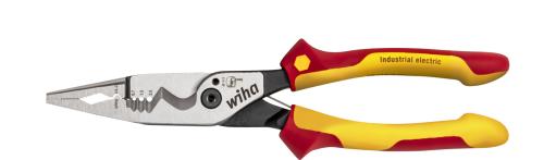 Z13022509SB_Industrial_electric_Multifunctional_pliers_01-1 Wiha 45705 univerzalna električarska klešta 8u1, 209 mm
