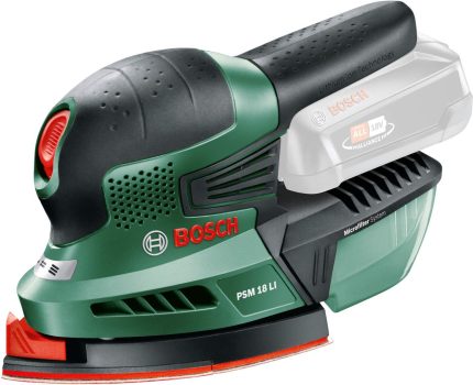 Akumulatorska vibraciona multi brusilica Bosch PSM 18 Li, solo, 06033A1321