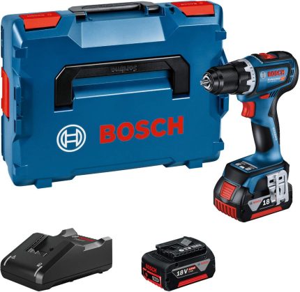 Bosch GSR 18V-90 C akumulatorska bušilica/odvrtač, 2x4,0 Ah + L-Boxx kofer, 06019K6003