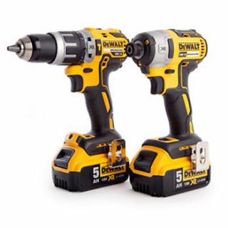 DeWalt set akumulatorskih bušilica DCK266P2 (DCD796 + DCF887 + 2 x baterija 18V + punjač + kofer)
