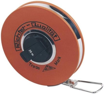 Čelična merna traka u PVC kućištu Richter 308WP/20M-B, 20 m, 13 mm