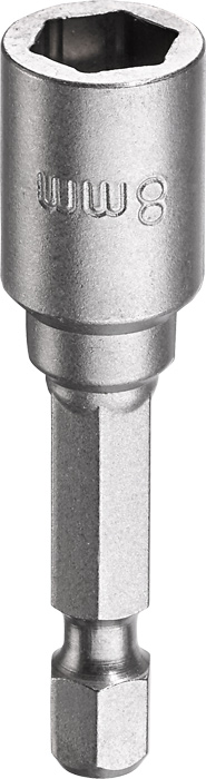 KWB 49102708 nasadni ključ 8 mm, magnet, E6.3, šestougaoni prihvat