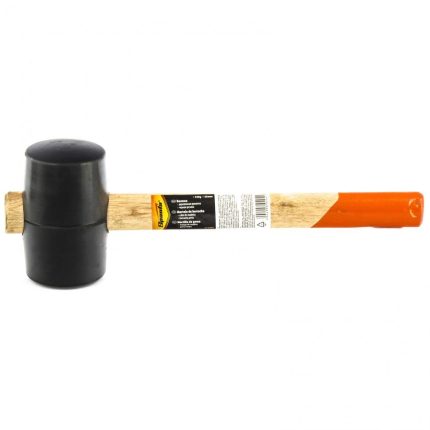 Gumeni čekić 340g, sa drvenom drškom Sparta 111405