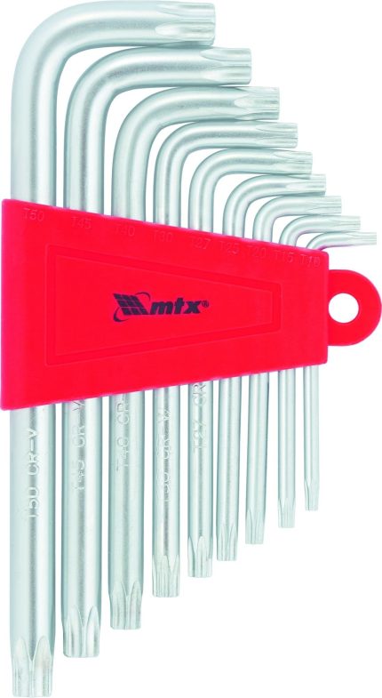 Set Torx ključeva T10-T50, 9 delova, CrV čelik MTX 123059