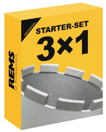 REMS 181111 UDKB LS Komplet 62-82-132 Dijamantske krune