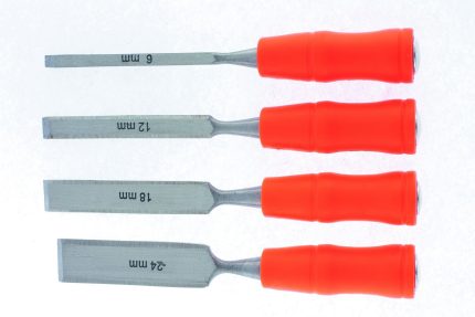 Set ručnih dleta , 4 dela - 6,12,18,24mm, sa plastičnom drškom Sparta 243975