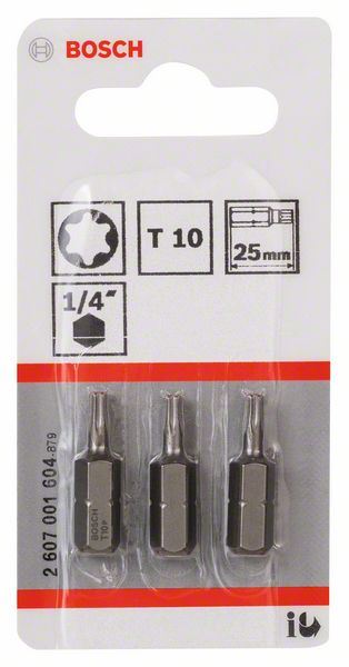 Bit odvrtača ekstra-tvrdi Bosch 2607001604, T10, 25 mm