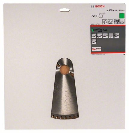 List kružne testere Optiline Wood 305 x 30 x 3,2 mm, 72 Bosch 2608641771, 305 x 30 x 3,2 mm, 72