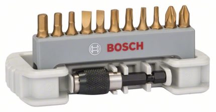 11-delni set bitova odvrtača sa držačem bitova Bosch 2608522128, PH2; PZ2; T10; T15; T20; T25; S0,6x4,5; S0,8x5,5; HEX3; HEX4; HEX5; 25 mm