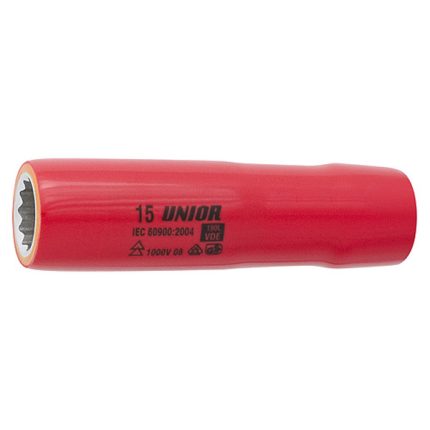 Unior 190/2LVDEDP Ključ nasadni, prihvat 1/2", izolovani, dugi, 24, 621605