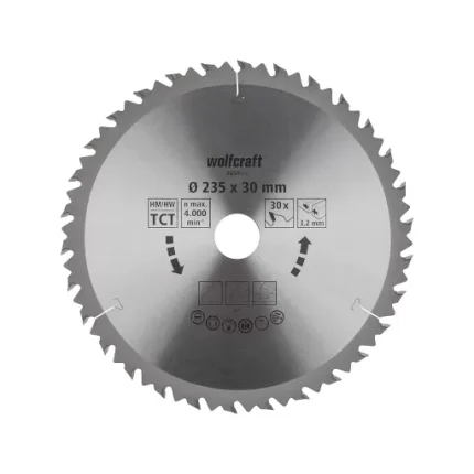 Wolfcraft 6650000 List za cirkular za drvo 235x30x3.2mm