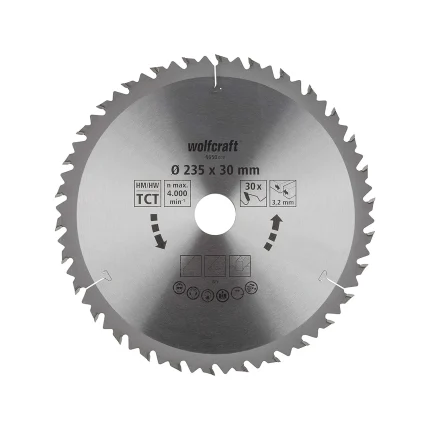 Wolfcraft 6650000 List za cirkular za drvo 235x30x3.2mm
