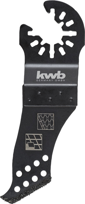 KWB 49708460 HM nož strugač za multi-alat 52, za fugne/spojeve/keramiku, Energy Saving
