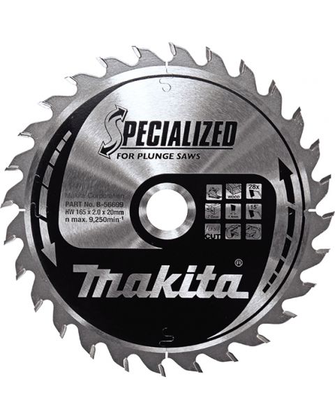 B-56699 Makita List za testeru od tvrdog metala, za drvo AC/DC B-56699