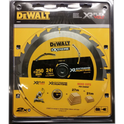 DeWalt DT99571 list za kružnu testeru, 250mm, 24 zuba