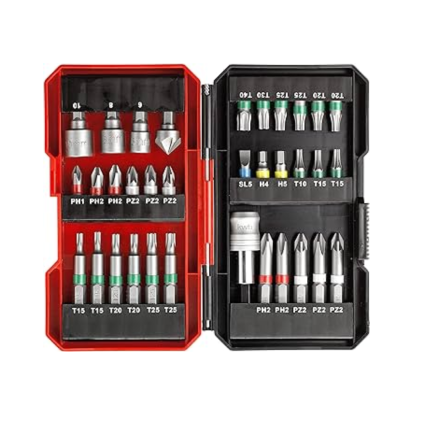 Einhell EN 49108801 set adaptera i bitova, 1/4", S-Box, 34 komada