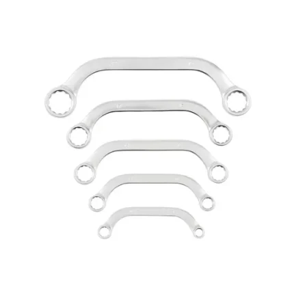 Hogert HT1W599 set prstenastih ključeva, C 8-22 mm, 5 komada
