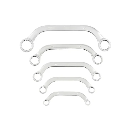 Hogert HT1W599 set prstenastih ključeva, C 8-22 mm, 5 komada