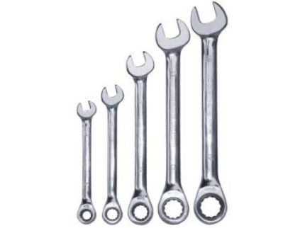 Workers Best Garn.viljuškasto-okastih ključeva 8-19mm 5 delova sa krckalicom, 1148924