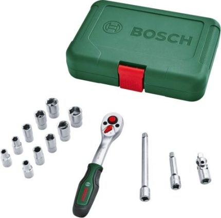 Bosch Set adaptera za nasadni ključ u koferu 14-delni, 1600A02BY0