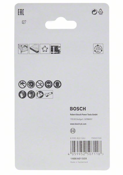 Bosch 1600A01S5X Carbide Multi Wheel rezna ploča, 50x10 mm