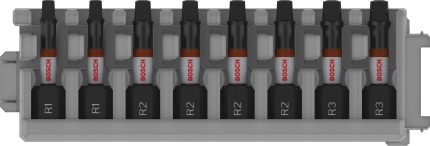 Bosch PRO Robertson Impact bitovi R1x2, R2x4, R3x2, 55 mm 8/1, 2608521U58