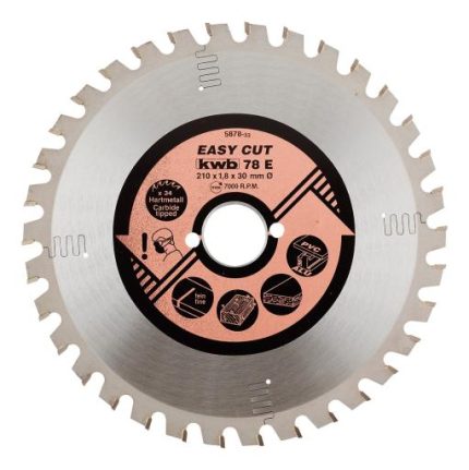 KWB 49587833 Easy-Cut rezni disk za cirkular 210x30, 34Z, HM, univerzalni