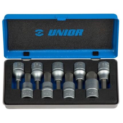 Unior 192/14 Ključevi nasadni sa imbus profilom, prihvat 1/2", u metalnoj kutiji, /9, 607064