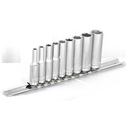 Unior 188H6LP9 Ključevi nasadni dugi, prihvat 1/4", na držaču, 4 - 13/9, 622629