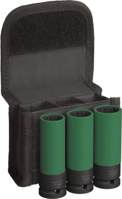 Bosch PRO Impact Socket Set sa PET navlakama, 1/2", veoma dubok, 3 dela, 2608003033