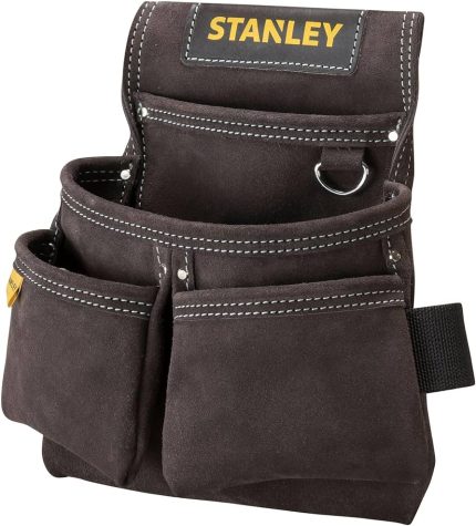 Stanley STST1-80116 kožna torbica za alat, dvostruki džepni organizator za alat i sitne delove