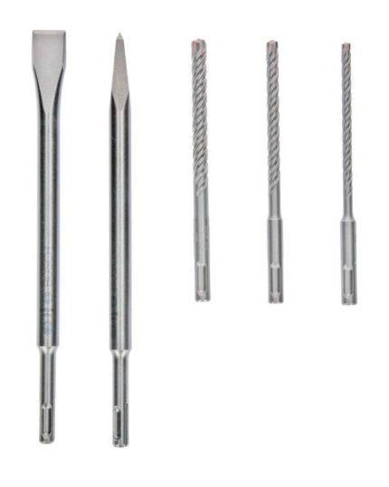 Bosch 5-delni set SDS-plus 5X burgija, špic i dleto, 2607017515