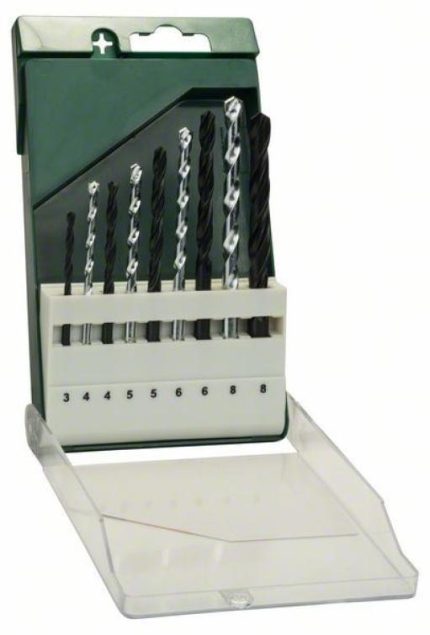 9-delni set burgija: metal HSS-R/kamen Bosch 2609255482